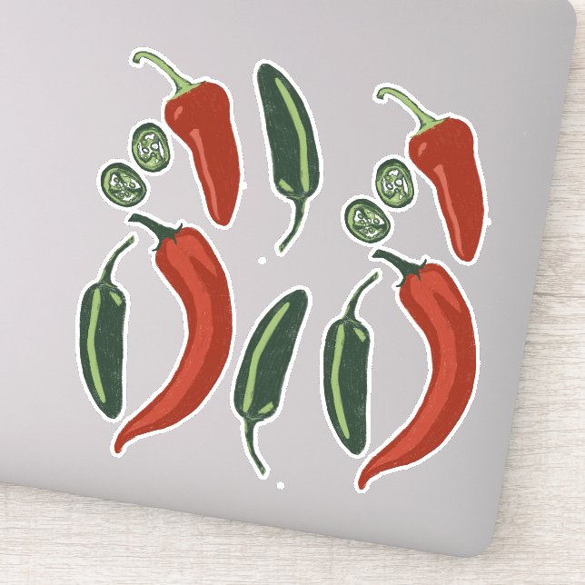 Spicy Jalapeno Chile Pepper Set (Detail)