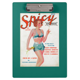 Spicy Magazine Cover Clipboard