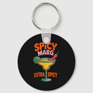 Spicy marg extra cinco de mayo summer pub bar keychain