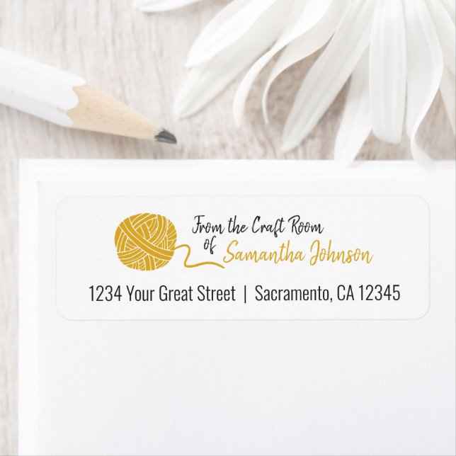 Spicy Mustard Yellow From the Craft Room Of Label (Insitu)