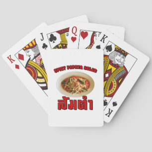 Spicy Papaya Salad [Som Tam] ... Thai Lao Food Playing Cards
