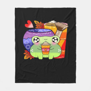 Spicy Pumpkin Latte Fall Season Classic Fleece Blanket