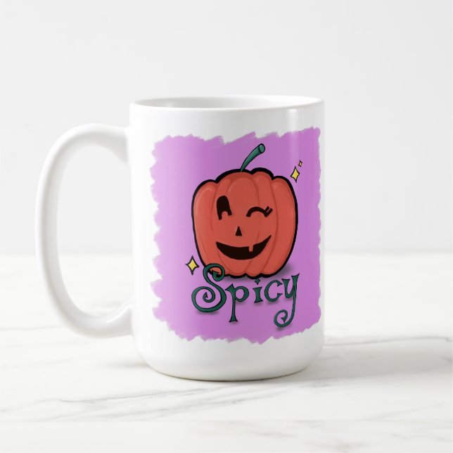 Spicy Pumpkin Spice Coffee Mug (Left)