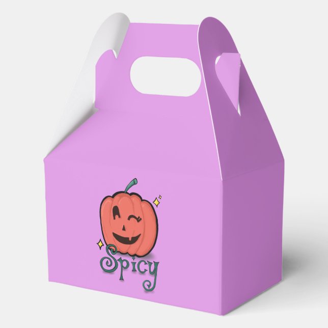 Spicy Pumpkin Spice Favor Box (Front)