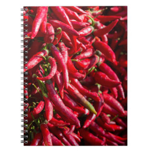 Spicy Red Chili In The Town Of Kalocsa Notebook