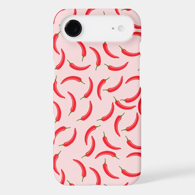 Spicy Red Chili Pattern Case-Mate iPhone Case (Back)