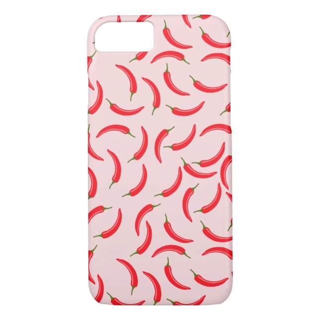 Spicy Red Chili Pattern Case-Mate iPhone Case (Back)