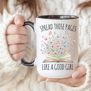 Spicy Romance Reader Mug, Funny Book Lover Gift Mug