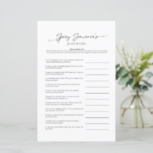 Spicy Scenarios Bachelorette Party Game