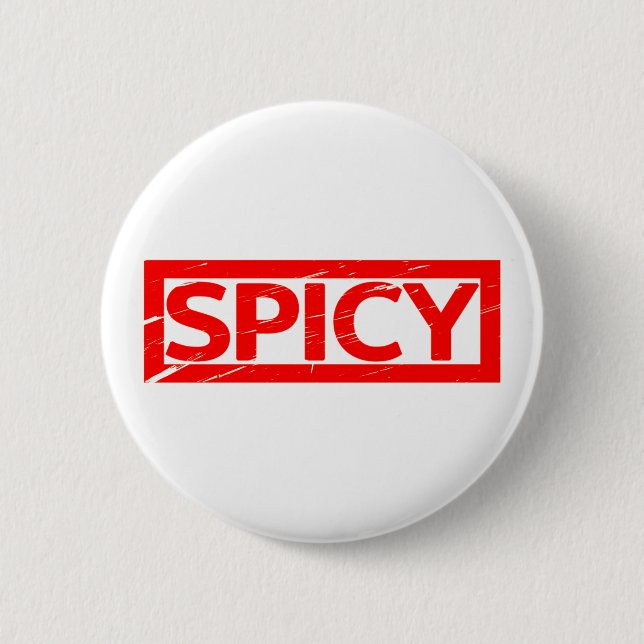 Spicy Stamp 2 Inch Round Button (Front)