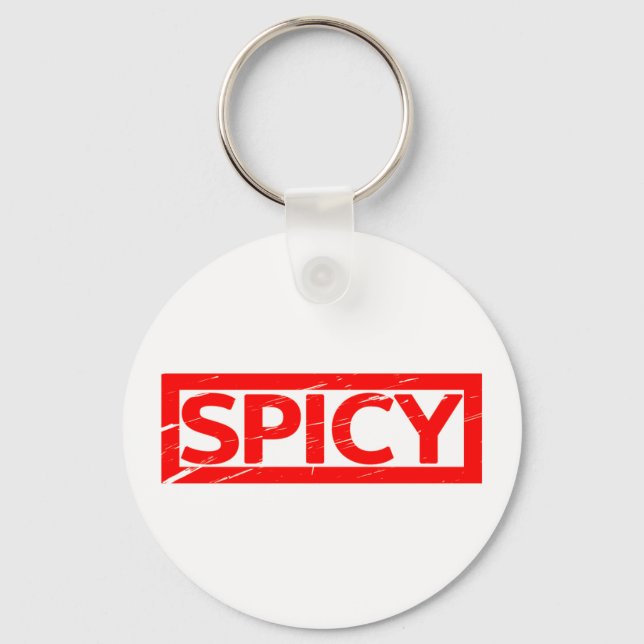Spicy Stamp Keychain (Front)
