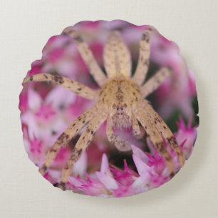 Spider and Flowers Pillow