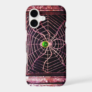 SPIDER AND WEB Green Emerald Black