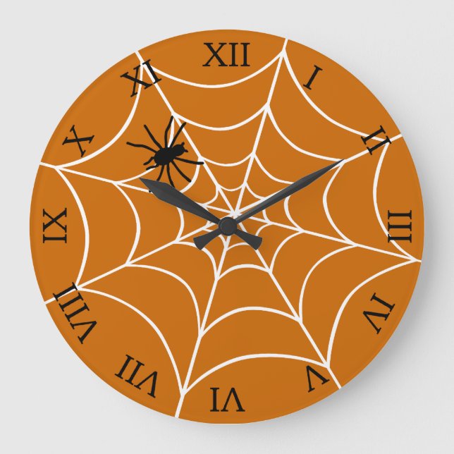 Spider and Web Large Clock (Front)