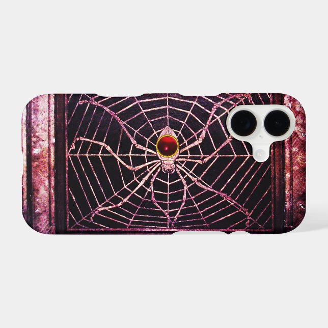SPIDER AND WEB Red Ruby Black (Back (Horizontal))