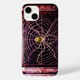 SPIDER AND WEB Yellow Topaz Black Case-Mate iPhone 14 Case