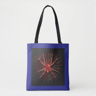 Spider Art Tote Bag - Bold and Unique Design