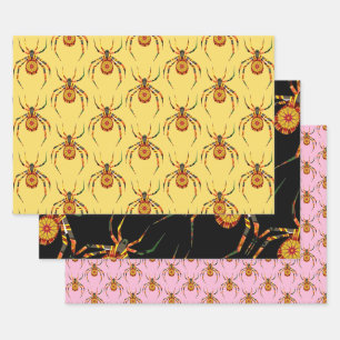 Spider Art Wrapping Craft Paper