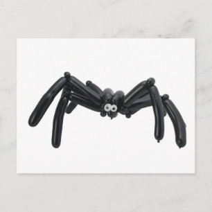 spider balloon postcard