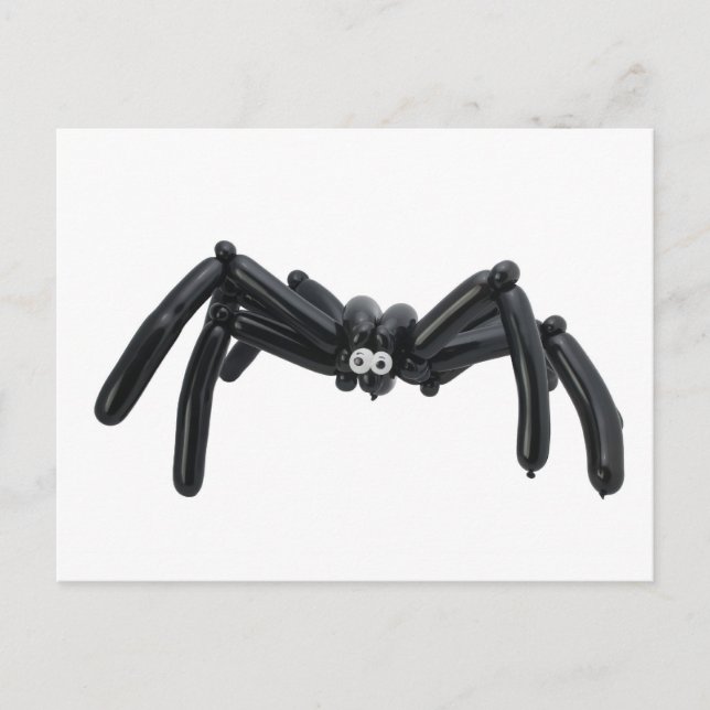spider balloon postcard (Front)
