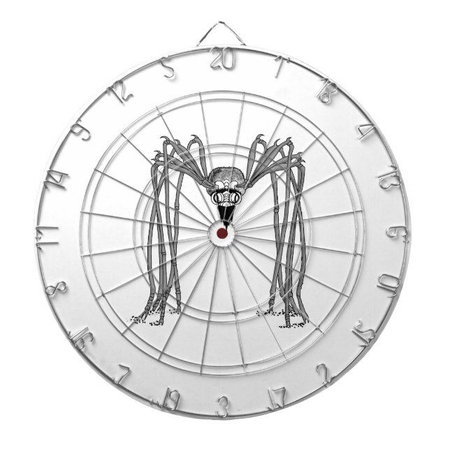 spider . black and white dartboard (Front)