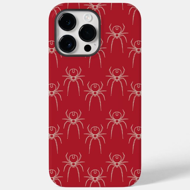  Spider - Blood Red and Bone White Case-Mate iPhone Case (Back)