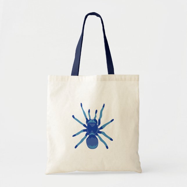Spider (Blue) Tote Bag (Front)