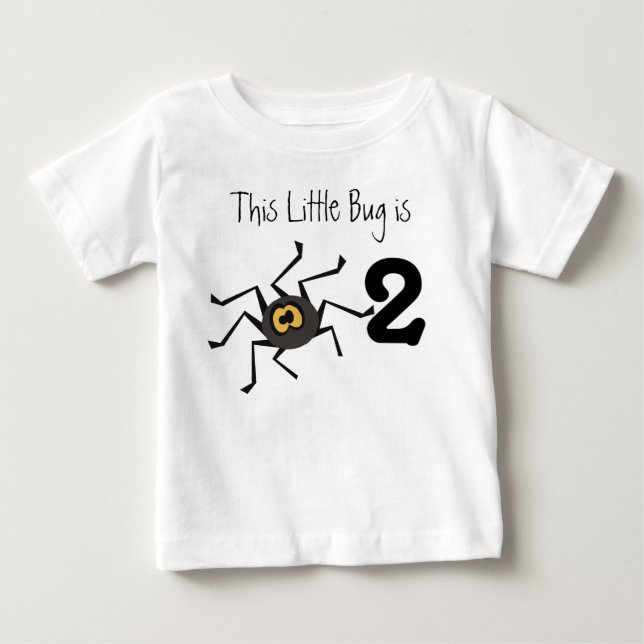 Spider Bug Customizable Birthday T-shirt (Front)