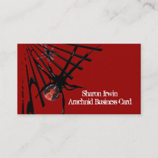 Spider Business Cards Template
