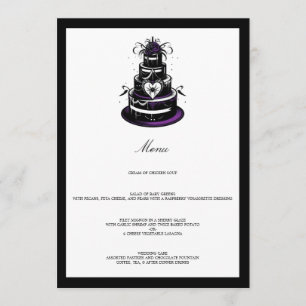 Spider Cake Menu