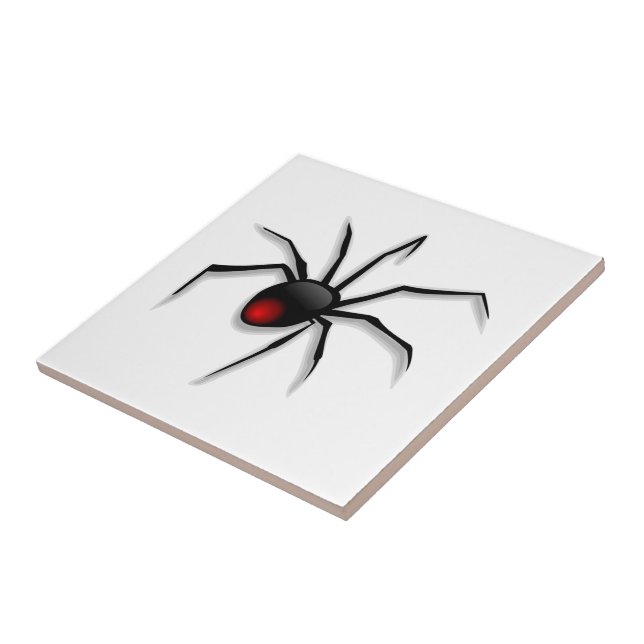 Spider Ceramic Tile Black Widow - Choose Colour (Side)