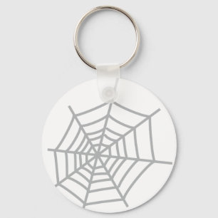 spider cobweb spiderweb keychain