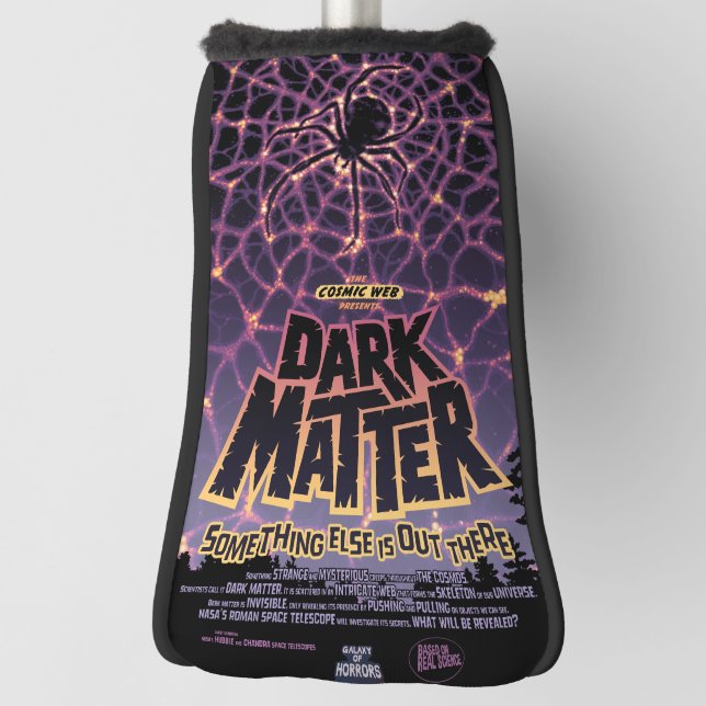 Spider Cosmic Web, Halloween Galaxy of Horrors Golf Head Cover (Rotate 90)
