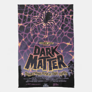 Spider Cosmic Web, Halloween Galaxy of Horrors Kitchen Towel
