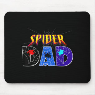 Spider Dad Design Fathers Day Matching Family Mouse Pad
