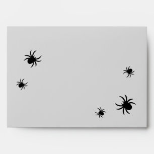 Spider Damask Invitation Envelope