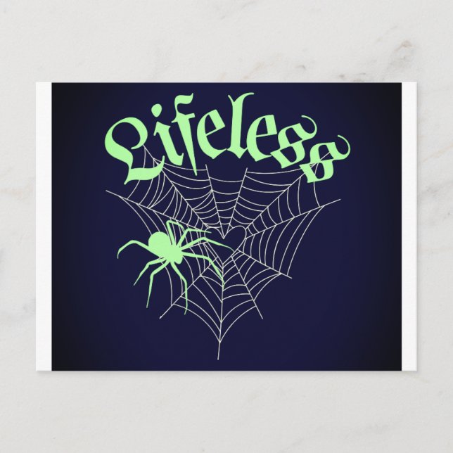 Spider design postcard (Front)