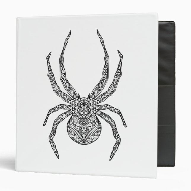 Spider Doodle Binder (Front/Inside)