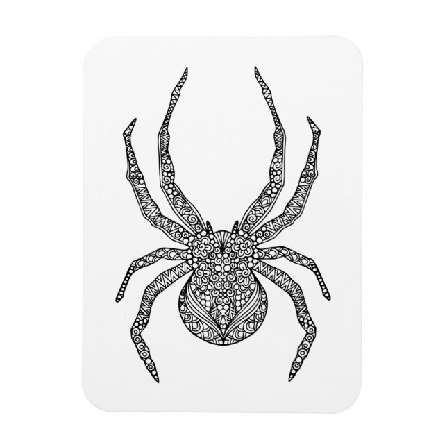 Spider Doodle Magnet (Vertical)