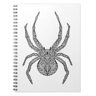 Spider Doodle Notebook