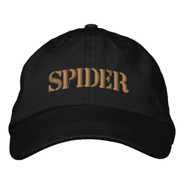 SPIDER EMBROIDERED HAT (Front)