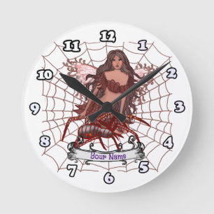Spider Fairy clock