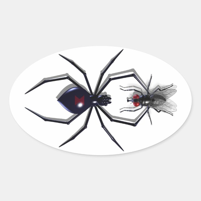 Spider & Fly Stickers (Front)
