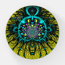 Spider Fractal Paperweight