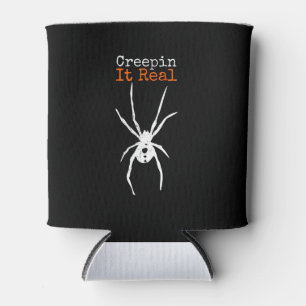 Spider G Funny Halloween Costume - Creepin It Real Can Cooler