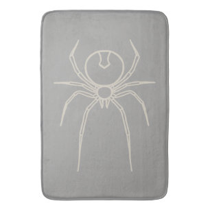 Spider - Ghost Grey and Bone White Bath Mat