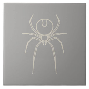 Spider - Ghost Grey and Bone White Tile