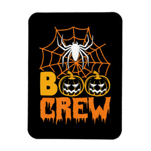 Spider Gift Boo Pumpkin Halloween Spider Boo Crew Magnet