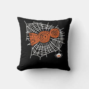 Spider Gift Boo Spider Web For Woman Funny Throw Pillow