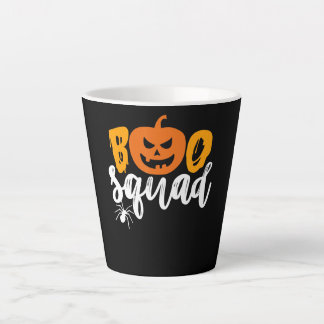 Spider Gift | Boo Squad - Pumpkin Spider Halloween Latte Mug